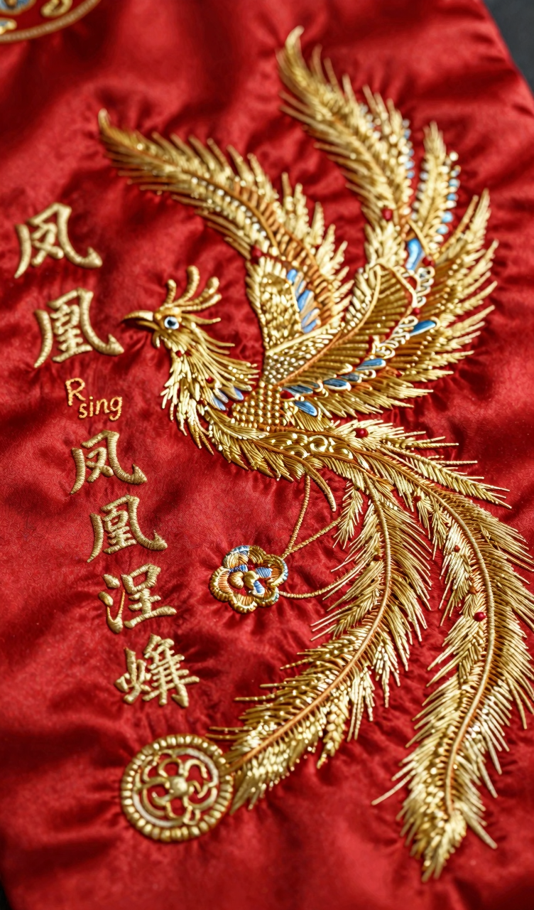 Close-up of luxurious red...